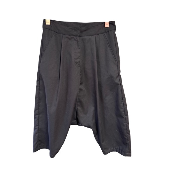 Skin Graft Women's Black Harem Pants Drop Crotch Pockets Casual, Small - Picture 1 of 3